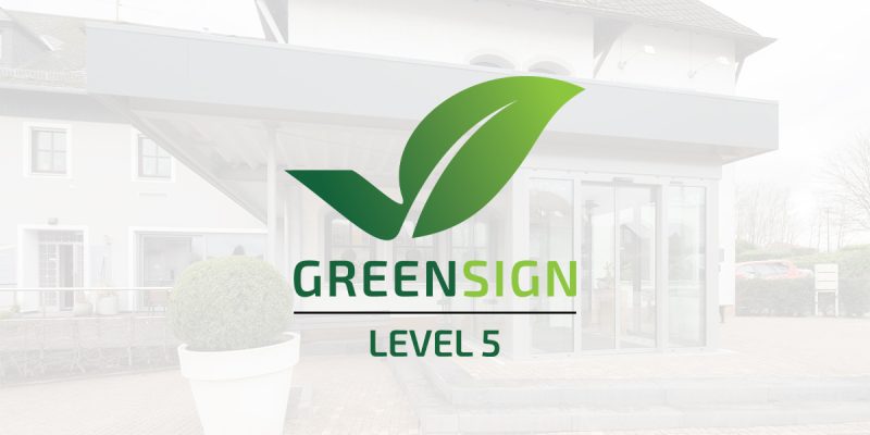 GreenSign Level 5 Auszeichnung
